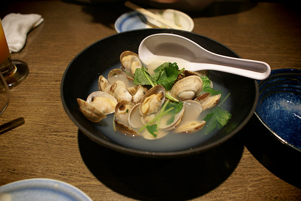 Sake-steamed clams (2006-09-11)